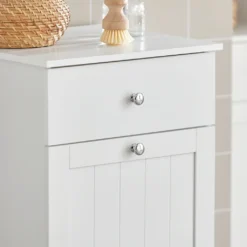 SoBuy BZR21-W Wäscheschrank Mit Ausklappbarem Wäschesack Wäschetruhe Wäschesammler Mit Schubladen Wäschekorb Badschrank Weiss -Leifheit || Vileda || Wenko Verkaufsgeschäft d347713a3a9bcace1fda49fe3c3ad0b9