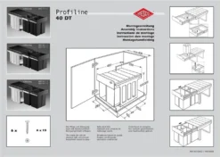 WESCO Profi Einbau Abfallsammler Küche Mülleimer Abfallsorter Abfalleimer Profi 32L Vollauszug -Leifheit || Vileda || Wenko Verkaufsgeschäft d49b7677608b5d07cdbd493c020bac5c