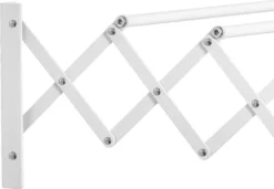HOMCOM Wandtrockner Wäscheständer Für Wandmontage Ausziehbar Standtrockner Platzsparender Wäschetrockner Gesamttrockenlänge 57,5cm Für Drinnen Und Draußen Metall Weiß 63,5 X 60 X 20 Cm -Leifheit || Vileda || Wenko Verkaufsgeschäft d4c08fc465e69490b7678943e38a5680