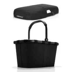 Reisenthel Carrybag Mit Cover, 2-tlg., Einkaufskorb, Deckel, Abdeckung, Korb, Polyestergewebe, Frame Black / Black, 22 L -Leifheit || Vileda || Wenko Verkaufsgeschäft d5d5ea9089871e7bc9e3a8246d7f496f