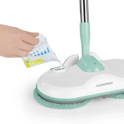 CLEANmaxx Akku-Spray-Mopp - 360° Rotation - Türkis/weiß Mopp Spray Mop CLEANmaxx Akku Bodenwischer Sprühmop Wischtuch Sprühwischer Sprüh -Leifheit || Vileda || Wenko Verkaufsgeschäft d5f88f40d6e2fb6d0537174494030c02