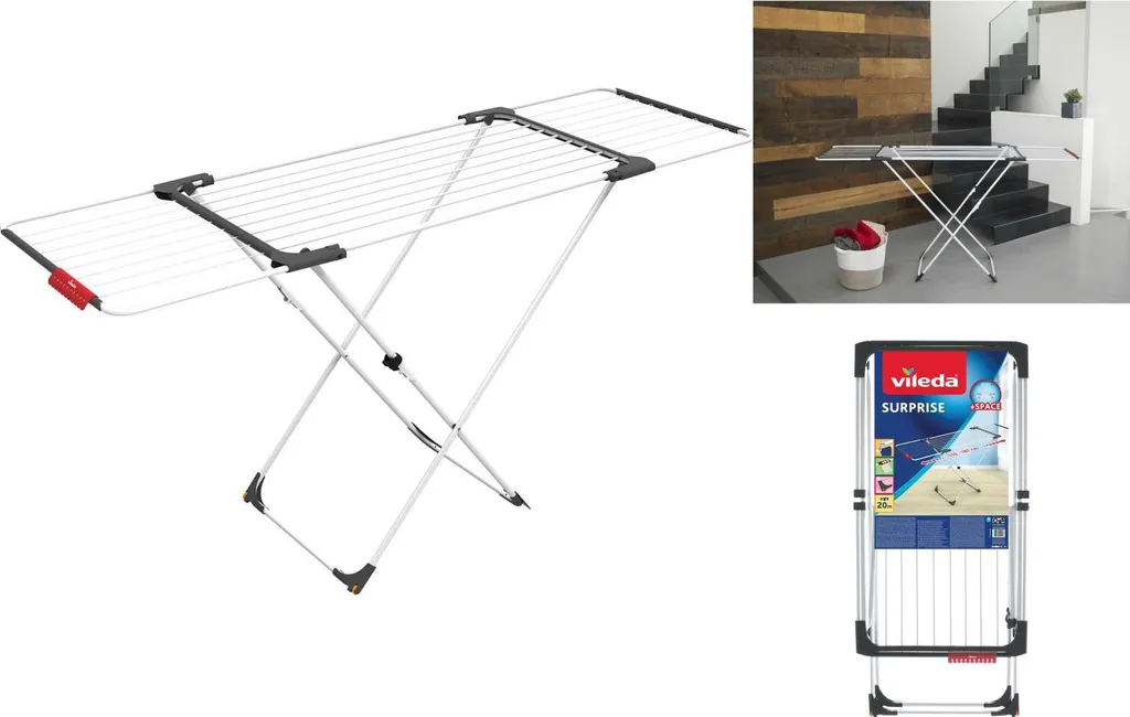 Vileda Surprise Wäscheleine - 20m - Weiß 1 Vileda Surprise Wäscheleine - 20m - Weiß