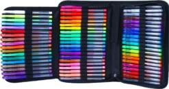 H&B 240 Glitter Color Artist Gel Pen Set Mit 120 Passenden Farbminen Feine Tipps Malbuch Zum Zeichnen Skizzieren Schule Schrein Lieferanten Bue Rozubehoer DIY Tools Kit