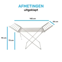 Silvergear® Elektrischer Wäscheständer Mit Heizvorrichtung | Wäscheständer | Wäscheständer Mıt Heizfunktion | Kinder- Und Haustierfreundlich 8 Silvergear® Elektrischer Wäscheständer Mit Heizvorrichtung | Wäscheständer | Wäscheständer Mıt Heizfunktion | Kinder- Und Haustierfreundlich -Leifheit || Vileda || Wenko Verkaufsgeschäft d7f32cf117db2da1f198e2df0ce6fa56