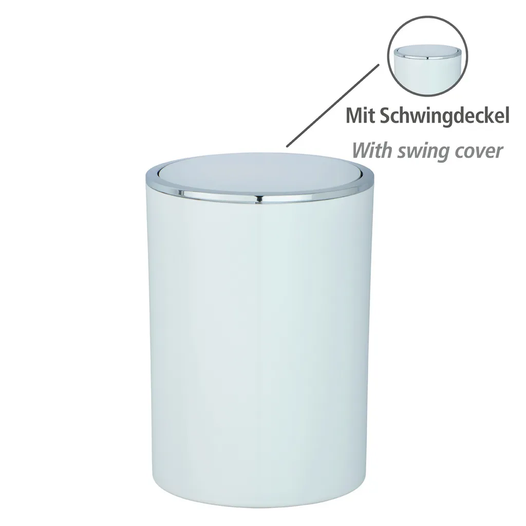 Wenko Schwingdeckeleimer Inca White 5 Wenko Schwingdeckeleimer Inca White – Bild 5