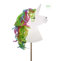 Bastelset Steckenpferd Einhorn 3 Stück (ohne Stab)