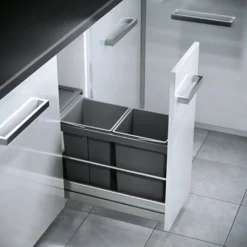 Tandem 2, Abfallsammler Für Frontauszüge, Graphitgrau