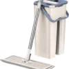Bodenwischer Set Mit Eimer Und Profi Wischmopp Wischmop Teleskopstiel Flach Mopp Mop Clean Mikrofaser XL Wischbezug Alle Arten Von Böden Retoo