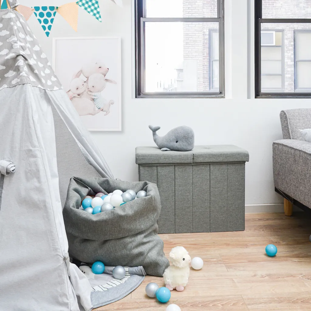 85 Liter Wäschekorb Mit Deckel & Wäschesack - 62x31 Wäschekorb Mit Sitzfunktion 2 85 Liter Wäschekorb Mit Deckel & Wäschesack - 62x31 Wäschekorb Mit Sitzfunktion – Bild 2