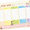 Wochenplaner A4 Für Kita 50 Blatt Zum Abreißen Für Erzieher