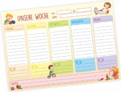 Wochenplaner A4 Für Kita 50 Blatt Zum Abreißen Für Erzieher
