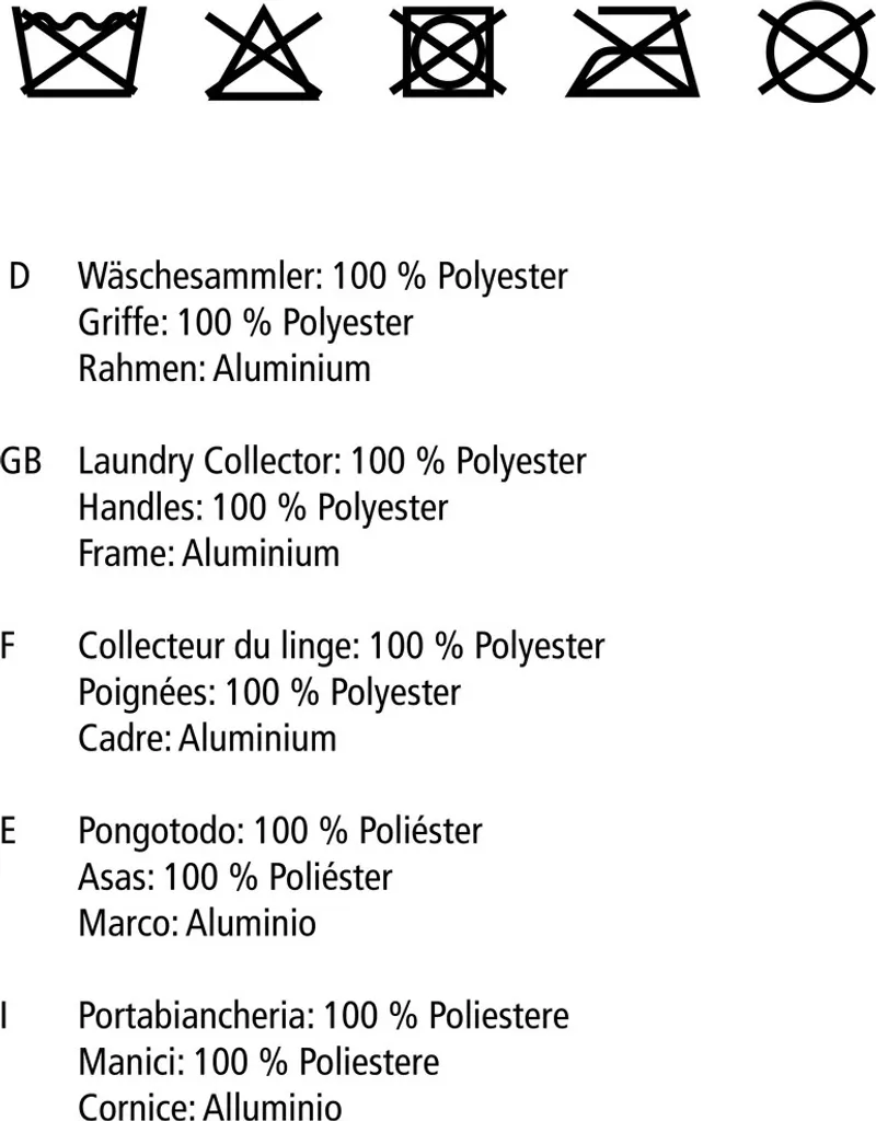 Wenko Wäschesammler Trio Grau Meliert 11 Wenko Wäschesammler Trio Grau Meliert – Bild 11