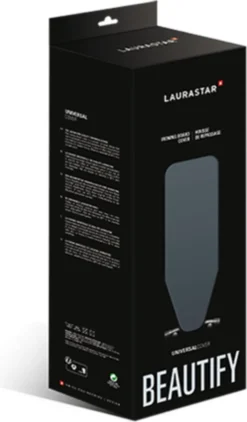 Laurastar Bügelbezug Universalcover Grau, Einzigartiges Laurastar-Design, 131cm X 55cm, 100 % Baumwolle, Praktisches Klipp-System, Geeignet Für Alle Bügeltische Anderer Marken, Waschmaschinenfest -Leifheit || Vileda || Wenko Verkaufsgeschäft dcf7dac8b345608d08a154b18e7ff6ad