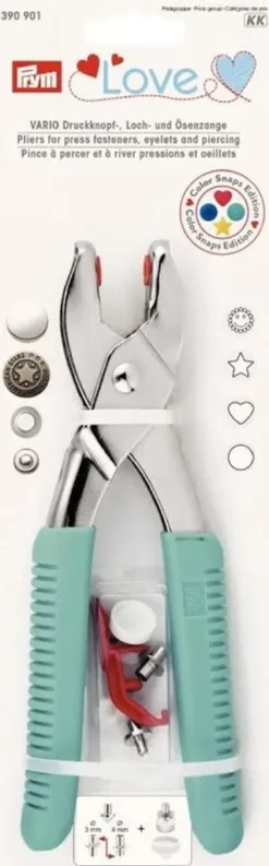 Prym Love Vario Druckknopfzange Ösenzange Lochzange Türkis -Leifheit || Vileda || Wenko Verkaufsgeschäft dfb55a4c80771af5829443ba73c1a261