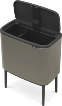 Brabantia Mülleimer Bo Touch Bin Platinum, 11 + 23 L -Leifheit || Vileda || Wenko Verkaufsgeschäft dfcf21f11fd5077757e60ba14ba7c5b3
