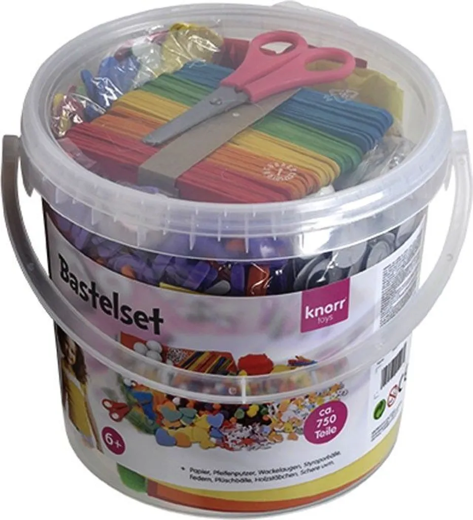 KnorrToys Bastelkasten Creative Bucket 750-teilig 3 KnorrToys Bastelkasten Creative Bucket 750-teilig – Bild 3