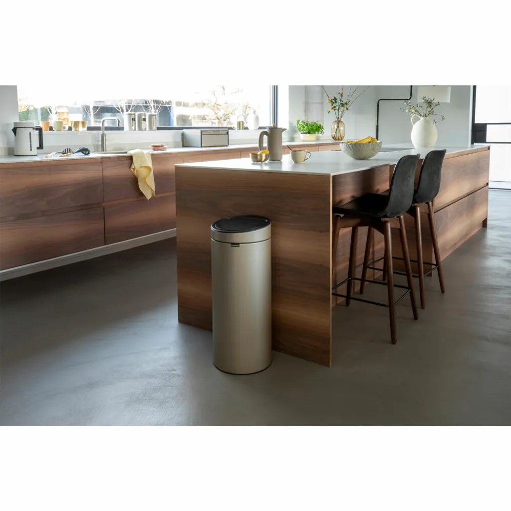 Brabantia Kitchen Touch Bin, Champagner, 30 L 5 Brabantia Kitchen Touch Bin, Champagner, 30 L – Bild 5