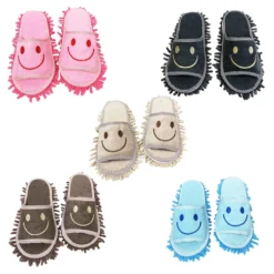 Mop Hausschuhe Waschbare Mikrofaser Reinigungsboden Staubhausschuhe Abnehmbare Wischschuhe (Dunkelgrau) -Leifheit || Vileda || Wenko Verkaufsgeschäft e0c7b71e45f1acd59e3e717207800c51