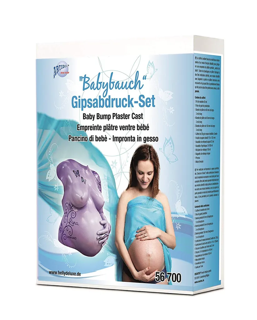 SELVA Gipsabdruck-Set Babybauch 1 SELVA Gipsabdruck-Set Babybauch