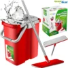 MaxiClean Bodenwischer-Set 2in1 Mit 360°-Teleskopstiel