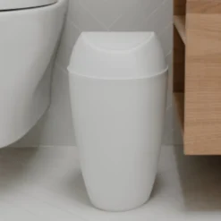 Umbra Twirla Abfalleimer Mit Schwingdeckel, Kosmetikeimer, Papierkorb, Recylingeimer, Weiß, PP, 9 L, 1012978-661 -Leifheit || Vileda || Wenko Verkaufsgeschäft e35be48fa06850ed71504c85096744c7