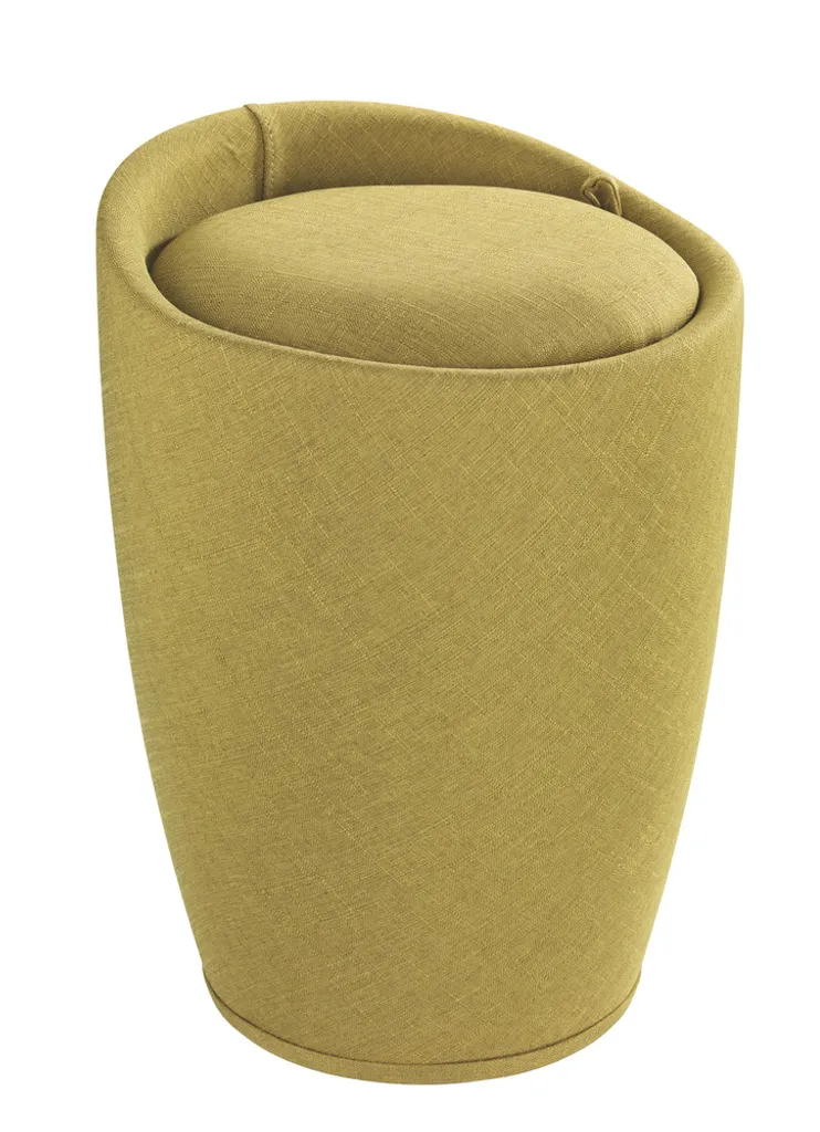 Wenko Hocker Candy Green Leinenoptik 1 Wenko Hocker Candy Green Leinenoptik