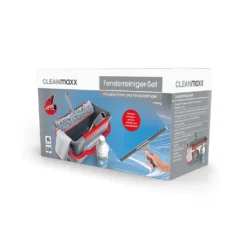 CLEANmaxx Fensterreiniger - 7-tlg. - Grau/rot -Leifheit || Vileda || Wenko Verkaufsgeschäft e410b09289e6b6e9ae60286a63d6dd3b