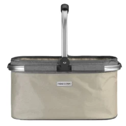 Anndora Einkaufskorb - Champagner-grau (22 Liter) - Champagner -Leifheit || Vileda || Wenko Verkaufsgeschäft e45b3b7876d5451585b2b937c63687fd