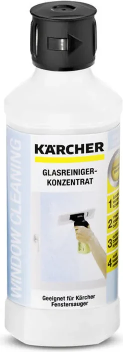 Kärcher Akku-Fensterreiniger WV 6 + KV 4 Premium Mit Schnellladegerät Inkl. Reinigungsmittel RM 500, Wischtuch -Leifheit || Vileda || Wenko Verkaufsgeschäft e6a905c0ad4fc9c58335990c91c01617