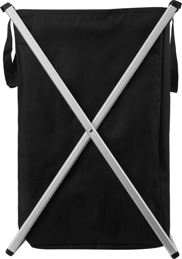 Tectake Wäschesammler Klappbar Mit 3 Fächern - Schwarz 4 Tectake Wäschesammler Klappbar Mit 3 Fächern - Schwarz – Bild 4