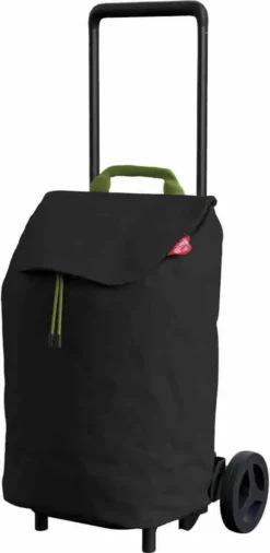 Gimi Einkaufstrolley Easy Aus Stahl/Kunststoff/Polyester In Farbe Schwarz, 40 L, Tragkraft 30 Kg