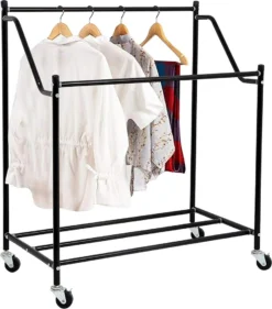 Meerveil Wäschekörbe, Mit Rollen, Schwarz, 3 Fächer -Leifheit || Vileda || Wenko Verkaufsgeschäft e830b114811021fae8668395d680215b