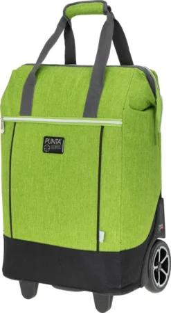 Punta Big Wheel Einkaufsroller Shopper Einkaufswagen Shopping Trolley Einkaufstrolley Trolly Große Räder 10303-0700 Two Tone Grün + Thermo Tasche -Leifheit || Vileda || Wenko Verkaufsgeschäft e8be4c977f562edc54bfd20d7b6d00b4