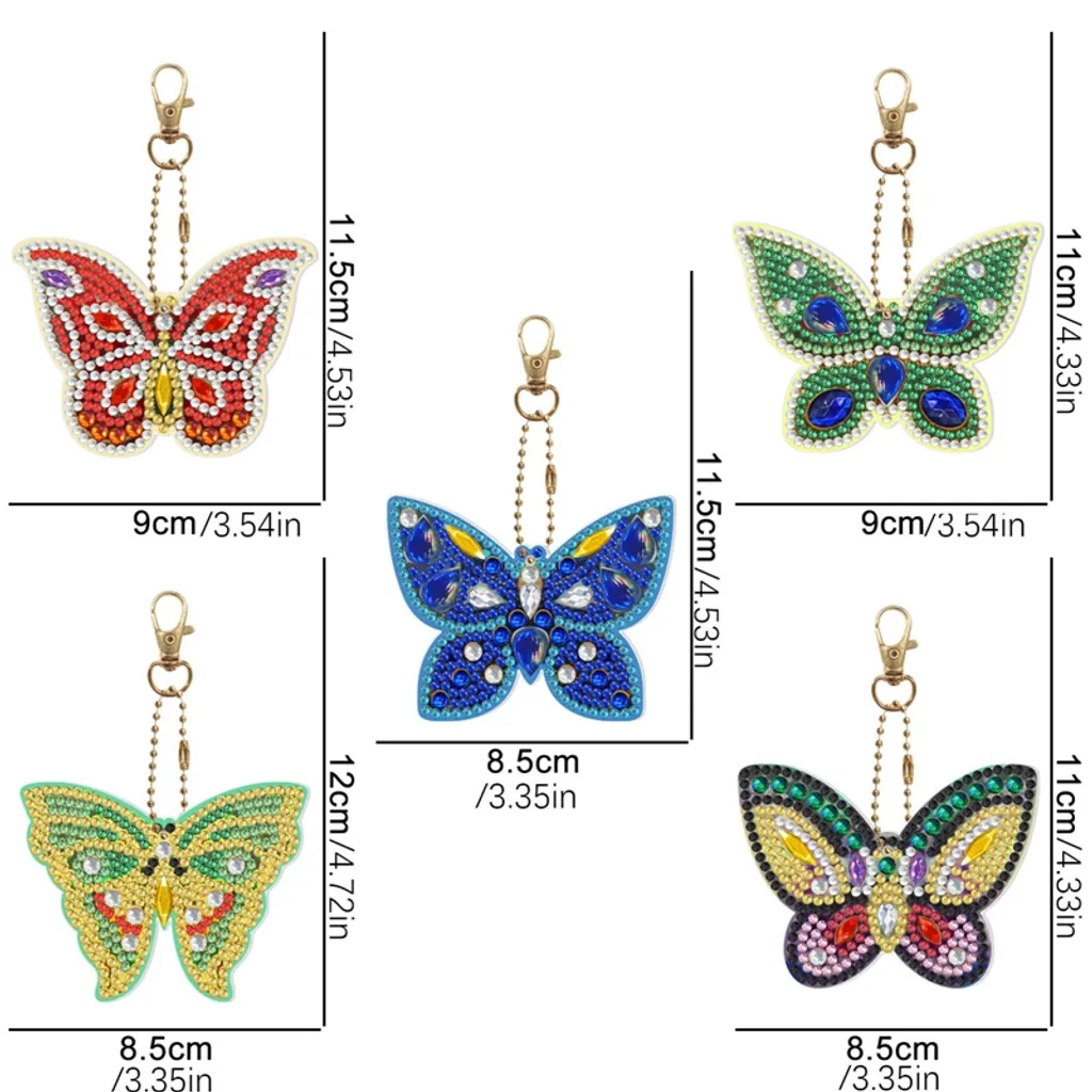 5pcs 5D Diamond Painting Anhänger Set,Diamond Painting Schlüsselanhänger Weihnachten Kinder Junge Crystal Strass Kit DIY Doppelseitige Diamant Malerei Schlüsselbund Für Geschenkidee 6 5pcs 5D Diamond Painting Anhänger Set,Diamond Painting Schlüsselanhänger Weihnachten Kinder Junge Crystal Strass Kit DIY Doppelseitige Diamant Malerei Schlüsselbund Für Geschenkidee – Bild 6