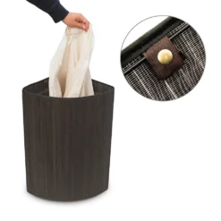 Relaxdays 1 X Eckwäschekorb Bambus Schwarz 16 Relaxdays 1 X Eckwäschekorb Bambus Schwarz -Leifheit || Vileda || Wenko Verkaufsgeschäft e98a35abd8bc1a9f60d9d469f0f7c5cb