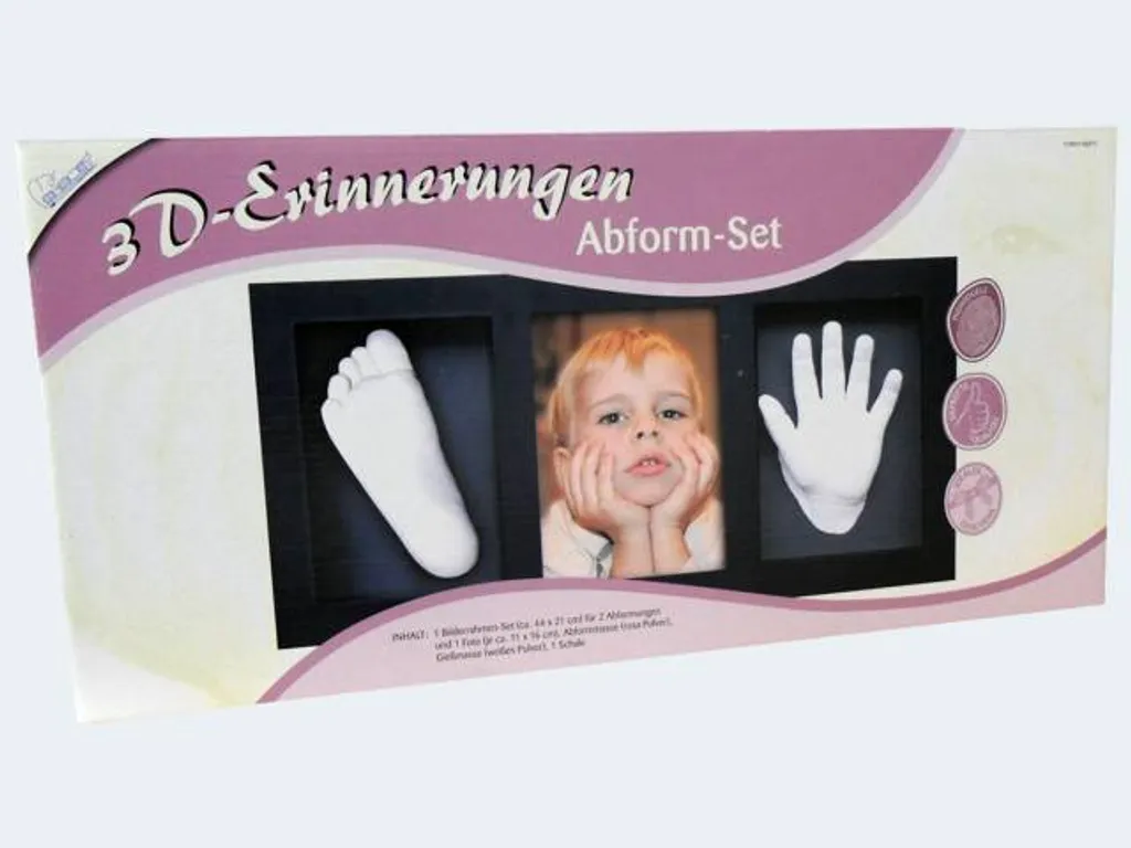 3D Erinner.-Abform-Set Mit Bilderr 3 3D Erinner.-Abform-Set Mit Bilderr – Bild 3
