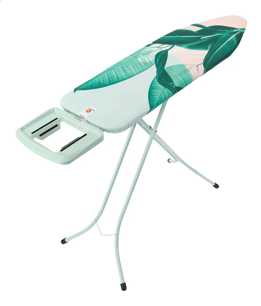 Brabantia Streckmetall Bügeltisch Mit Dampfstopmulde Solide, Bügel Tisch, Bügelbrett, Tropical Leaves / Fresh White, 124 X 38 Cm, 118364 10 Brabantia Streckmetall Bügeltisch Mit Dampfstopmulde Solide, Bügel Tisch, Bügelbrett, Tropical Leaves / Fresh White, 124 X 38 Cm, 118364 – Bild 10