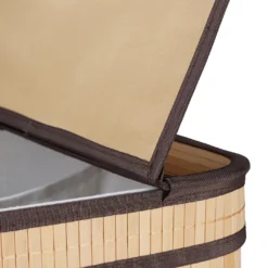 Relaxdays Wäschekorb Bambus Eckig -Leifheit || Vileda || Wenko Verkaufsgeschäft eba018a43cbd30bfb8c8a0d7deaacf77