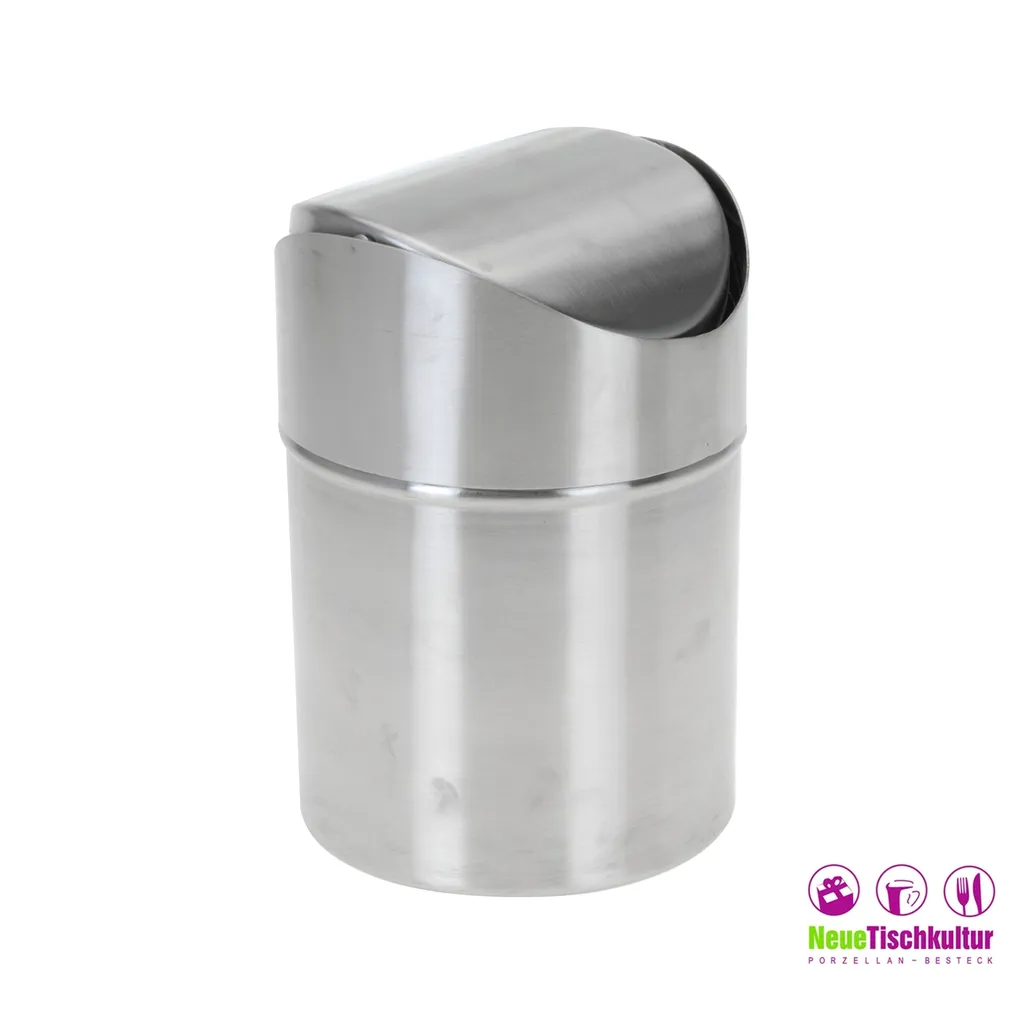 A12210370 Tisch-Abfalleimer Edelstahl Neuetischkultur 2 A12210370 Tisch-Abfalleimer Edelstahl Neuetischkultur – Bild 2