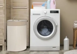 Bathroom Solutions Eck-Wäschekorb Bambus Weiß -Leifheit || Vileda || Wenko Verkaufsgeschäft eea74259a9b6388243b10dec4c50a19e