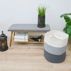 Ø38x46 Baumwoll Seilkorb 50L Aufbewahrungskorb Boho Wäschekorb Kinderzimmer Korb 11 Ø38x46 Baumwoll Seilkorb 50L Aufbewahrungskorb Boho Wäschekorb Kinderzimmer Korb -Leifheit || Vileda || Wenko Verkaufsgeschäft ef4ae1b7303df5e531bd5e69fe15fc89