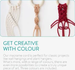 Navaris Makramee Garn 3er Set - Baumwollschnur Für DIY Projekte Wandteppich Traumfänger - Natur Baumwolle Baumwollkordel - Weiß, Dunkelrot, Altrosa -Leifheit || Vileda || Wenko Verkaufsgeschäft efa16875b8f1ef4147e402d59c03f3d4