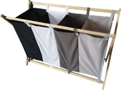 Jago® Wäschesortierer - Faltbar, 4 Fächer Aus Stoff, Aus Holz, Vierfarbig, Ca. 172 L Volumen, Größe (L/B/H): 98.5/40/72 Cm - Wäschekorb, Wäschebox, Wäschesammler 13 Jago® Wäschesortierer - Faltbar, 4 Fächer Aus Stoff, Aus Holz, Vierfarbig, Ca. 172 L Volumen, Größe (L/B/H): 98.5/40/72 Cm - Wäschekorb, Wäschebox, Wäschesammler -Leifheit || Vileda || Wenko Verkaufsgeschäft efd2dafa123ede1a59fe078efbc368d3