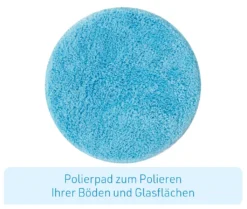 Hurricane Floating Mop Ersatz-Pads – Mikrofaser-Pads Für Den Akku Wischer Floating Mop – Saugfähige Wischmopp-Pads – 2x Mikrofaser-Pad, 2x Scheuer-Pad, 2x Polier-Pad -Leifheit || Vileda || Wenko Verkaufsgeschäft f03e896060579ec785e99436ba55d0af