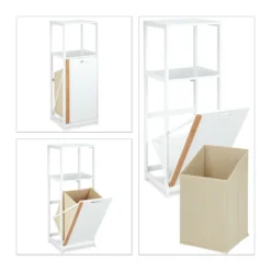 Relaxdays Badregal Mit Wäschekorb 17 Relaxdays Badregal Mit Wäschekorb -Leifheit || Vileda || Wenko Verkaufsgeschäft f135d6b6b9c969c62179b40464253017