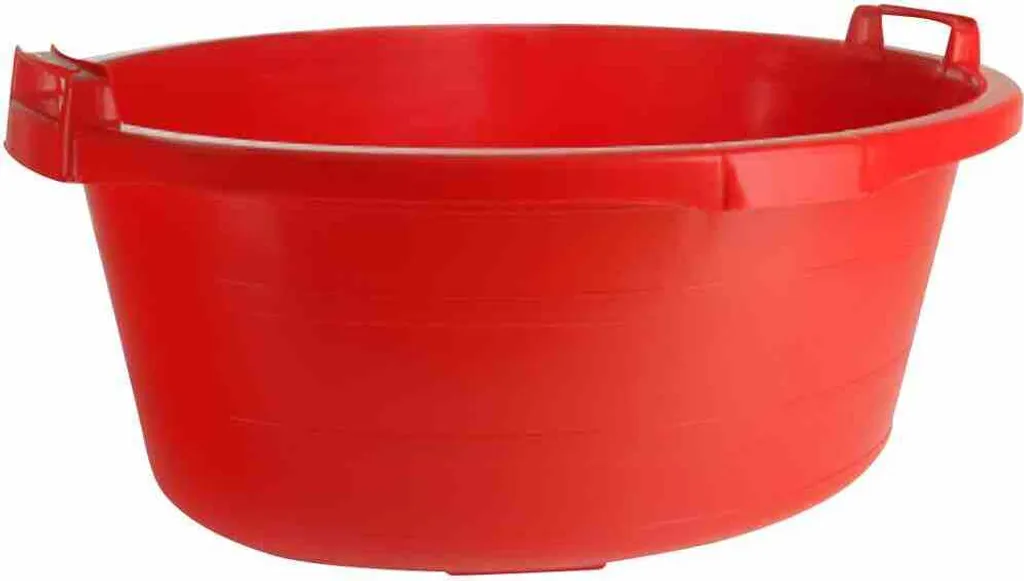 LOCKWEILER Wanne Oval 55 Cm/27 L Rot L30048 1 LOCKWEILER Wanne Oval 55 Cm/27 L Rot L30048
