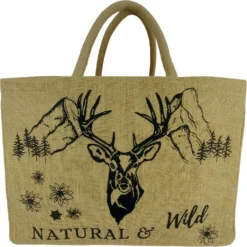 Domelo Damen Groß Einkaufskorb, 100% Jute Vegan Tasche, Shopper Korbtasche, Shopping Bag, Diese Handtasche Ist Nachhaltige Produkte, Strohtasche Strandtasche, Geschenke Für Frauen