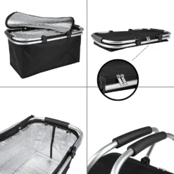 ONVAYA® Einkaufskorb Faltbar Mit Kühlfunktion | Schwarz | 2 Stück | Faltkorb Mit Deckel | Isolierkorb | Einkaufstasche | Klappkorb | Thermokorb Klappbar 13 ONVAYA® Einkaufskorb Faltbar Mit Kühlfunktion | Schwarz | 2 Stück | Faltkorb Mit Deckel | Isolierkorb | Einkaufstasche | Klappkorb | Thermokorb Klappbar -Leifheit || Vileda || Wenko Verkaufsgeschäft f19c56c50d4aeaf3ddf7bafe680e95dc