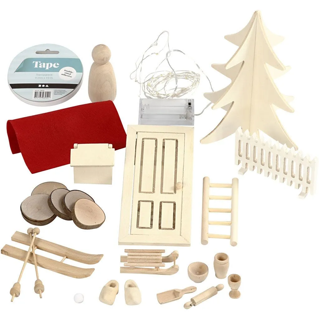 Creativ Company - Bastelset Weihnachten Motiv Elfentür - 97038 3 Creativ Company - Bastelset Weihnachten Motiv Elfentür - 97038 – Bild 3