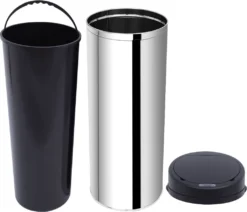 HOMCOM Edelstahl Automatik Sensor Mülleimer Abfalleimer IR Sensor Mit/ohne Inneneimer Rund 50 L 13 HOMCOM Edelstahl Automatik Sensor Mülleimer Abfalleimer IR Sensor Mit/ohne Inneneimer Rund 50 L -Leifheit || Vileda || Wenko Verkaufsgeschäft f469b9e3b35e81a945c3b28d779bd2ee